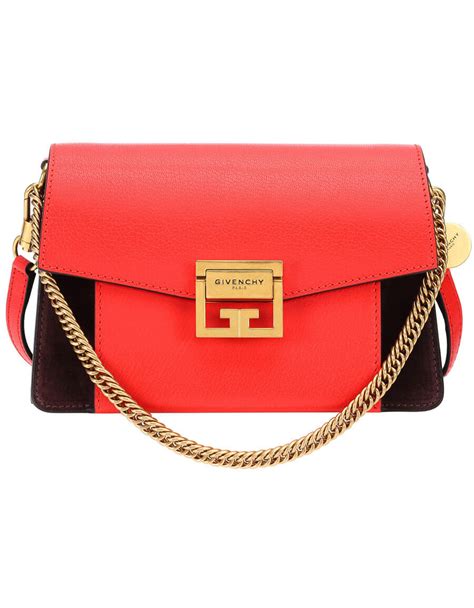 givenchy small gv3 leather shoulder bag